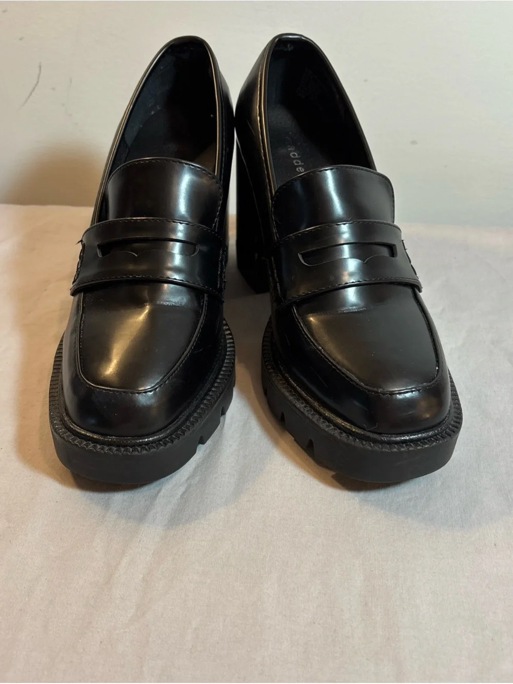 Madden Girl Kassidy Platform Lug Sole Penny Loafer